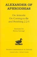 Cover for On Aristotle on coming-to-be and perishing 2.2-5