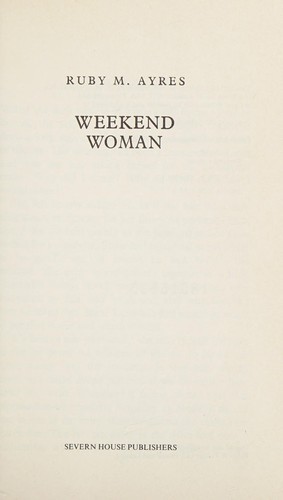 Cover for Weekend Woman