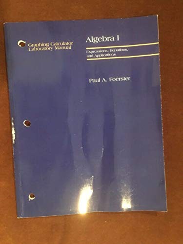 Cover for Algebra 1 Graphing Calculator
