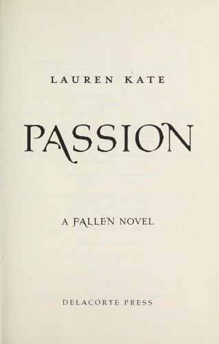 Cover for Passion