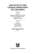 Cover for Advances in the characterisation of ceramics