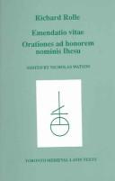 Cover for Emendatio vitae