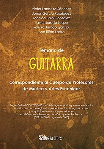 Cover for Temario de guitarra.