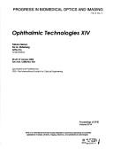 Cover for Ophthalmic technologies XIV