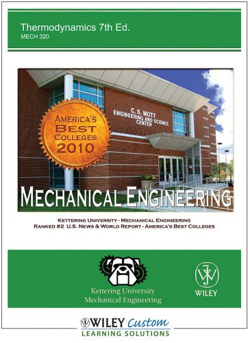 Cover for Thermodynamics 7th Edition for Kettering University