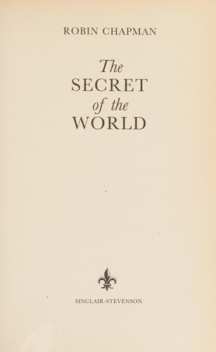 Cover for The secret of the world