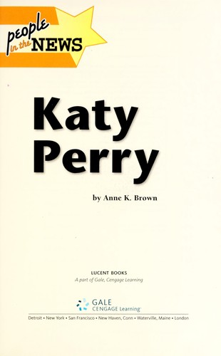 Cover for Katy Perry