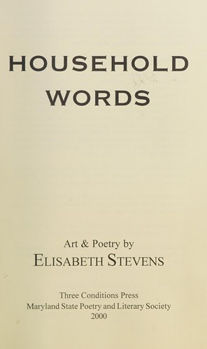 Cover for Household words