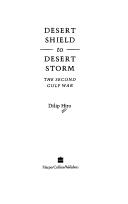 Cover for Desert Shield to Desert Storm