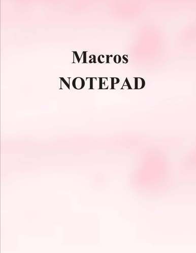 Cover for Macros notepad