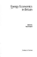 Cover for Energy economics in Britain