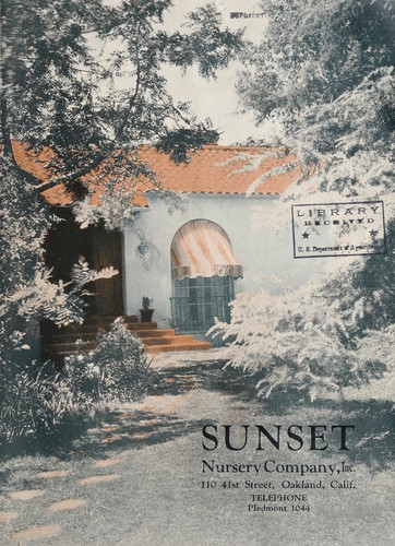 Cover for 1932 catalog of roses, ornamental trees and shrubs, fruit trees, berry trees, perennial plants