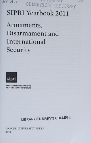 Cover for SIPRI Yearbook 2014