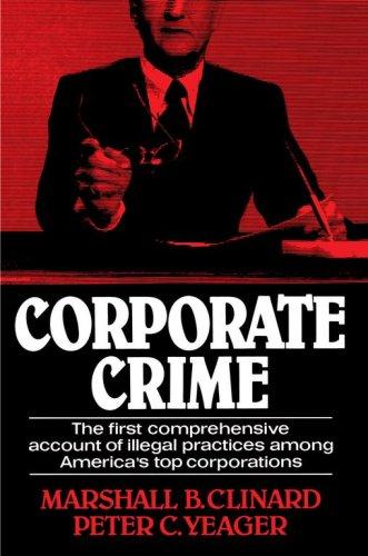 Cover for Corporate Crime (Law and Society Series)