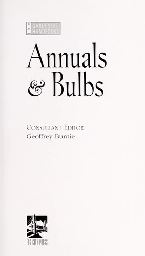 Cover for Annuals & Bulbs