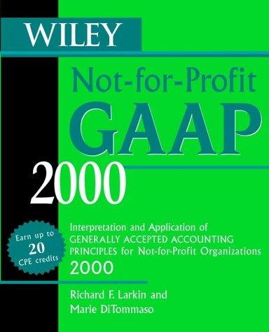 Cover for Wiley Not-for-Profit GAAP 2000