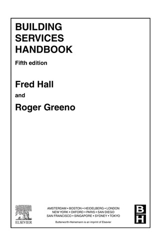 Cover for Building services handbook