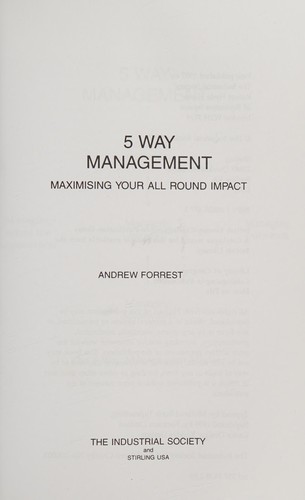 Cover for 5 way management