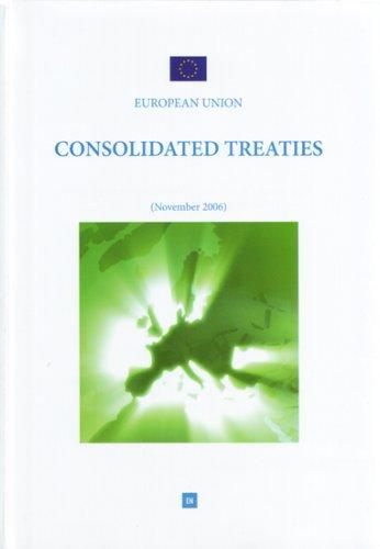 Cover for Consolidated Treaties (November 2006)