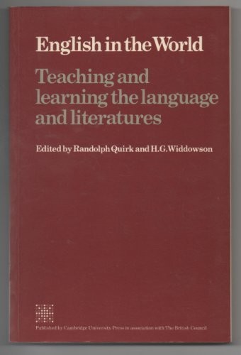 Cover for English in the world