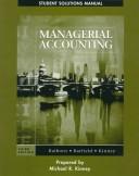 Cover for Managerial Accounting