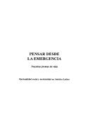 Cover for Pensar desde la emergencia