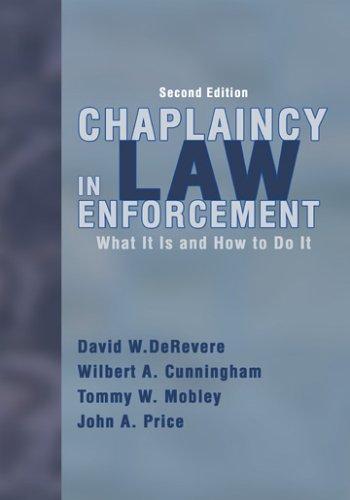 Cover for Chaplaincy in Law Enforcement