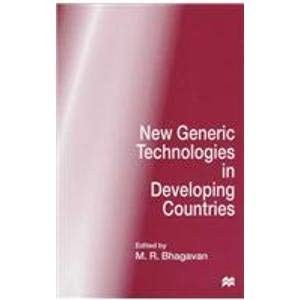 Cover for New Generic Technologies in Developing Countries