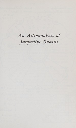 Cover for An astroanalysis of Jacqueline Onassis