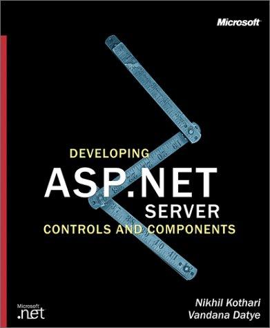 Cover for Developing Microsoft ASP.NET Server Controls and Components