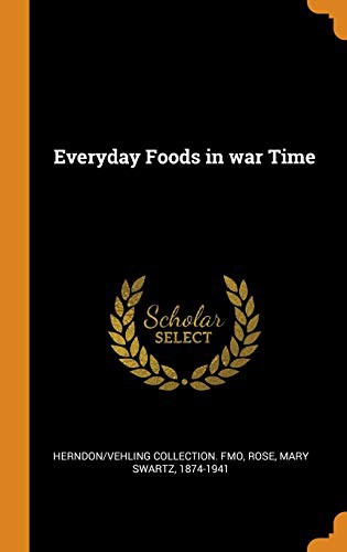 Cover for Everyday Foods in War Time