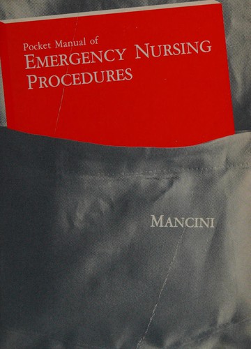 Cover for Pocket Manual of Emergency Nursing Procedures
