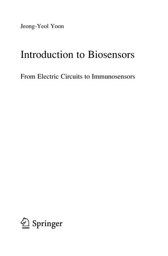Cover for Introduction to Biosensors