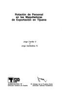Cover for Rotación de personal en las maquiladoras de exportación en Tijuana