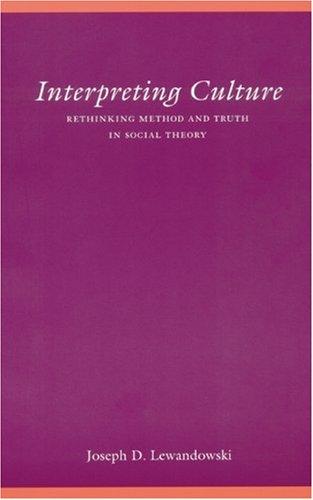 Cover for Interpreting Culture