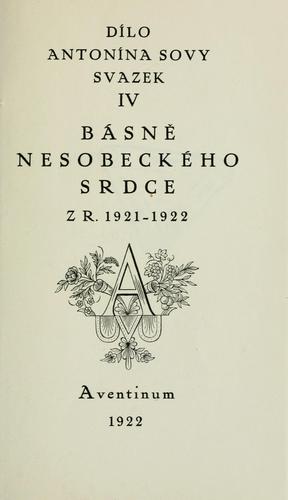 Cover for Básn nesobeckého srdce