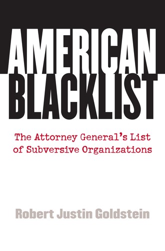 Cover for American blacklist