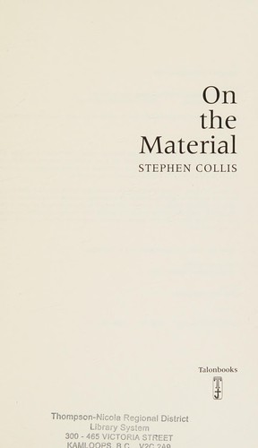 Cover for On the material
