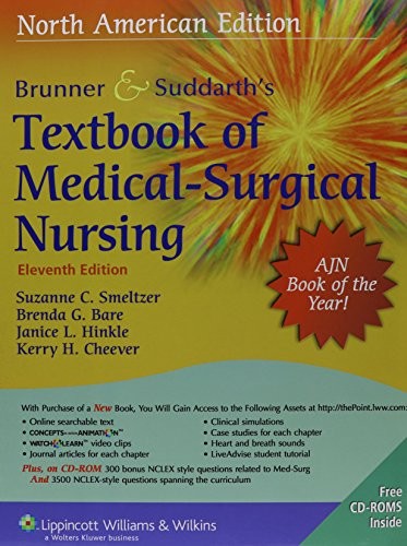 Cover for Brunner & Suddarth's Textbook of Medical-Surgical Nursing