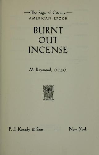 Cover for Burnt out incense.