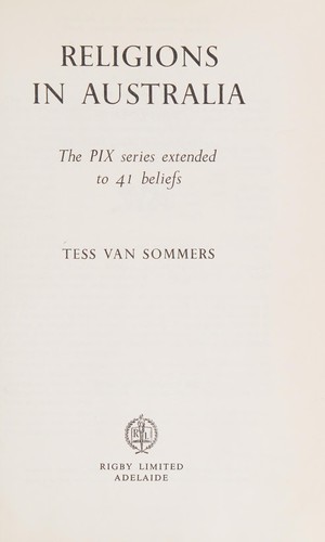 Cover for Religions in Australia