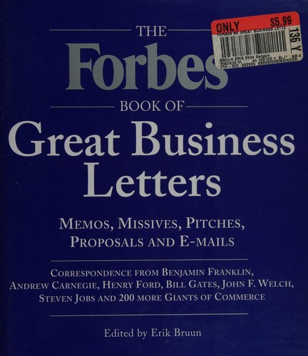 Cover for The Forbes book of great business letters
