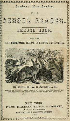 Cover for The school reader.