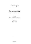 Cover for Intercenales