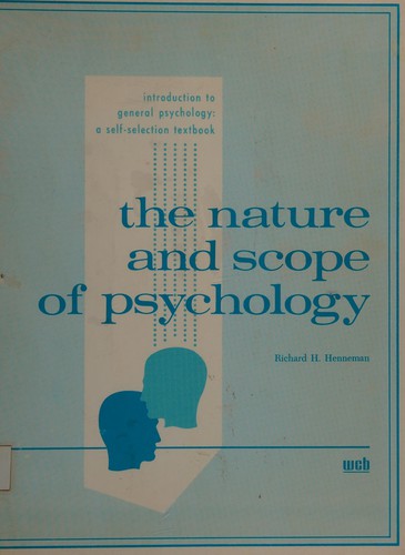 Cover for The nature and scope of psychology