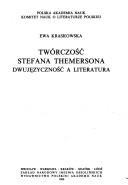 Cover for Twórczość Stefana Themersona--dwujęzyczność a literatura