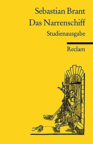 Cover for Das Narrenschiff. Studienausgabe