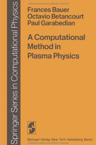 Cover for A computational method in plasma physics