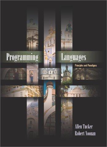 Cover for Programming Languages