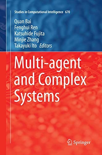 Cover for Multi-agent and Complex Systems